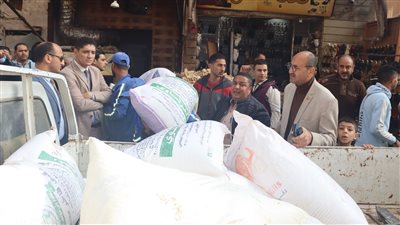 ضبط 11 طن دقيق مدعم وغلق 10 منشآت طبية وتجارية غير مرخصة ببني سويف 