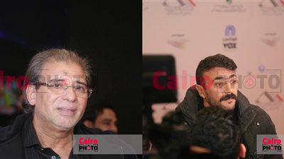 أحمد العوضي وخالد يوسف يحتفلان بالعرض الخاص لفيلم الإسكندراني | صور