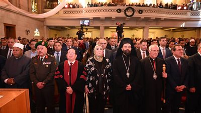 وزيرة التضامن تشارك الإنجيلية بالاحتفال بعيد الميلاد في قصر الدوبارة