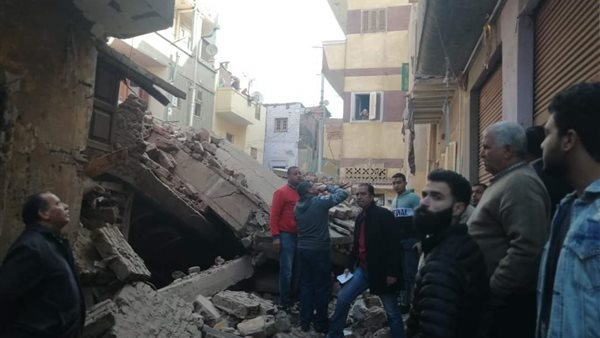 انهيار منزل بالمنوفية