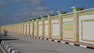 محافظ الإسماعيلية يفتتح أعمال تطوير سور الطريق الدائري