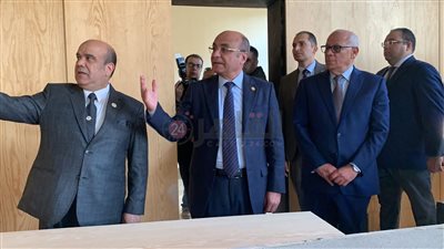 وزير العدل يتفقد أعمال إنشاء محكمة مميكنة ومتطورة ببورفؤاد | صور