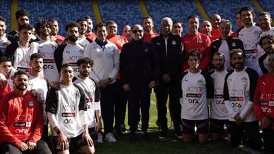 حازم إمام: زيارة الرئيس لمعسكر المنتخب أعطت دفعة للاعبين.. وستاد العاصمة من أفضل ملاعب العالم