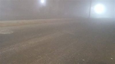 شبورة مائية كثيفة تغطي سماء محافظة الغربية والطرق السريعة تزامنا مع أعياد الميلاد 