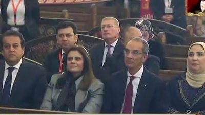 بحضور السيسي.. وزيرة الهجرة تشارك في قداس عيد الميلاد المجيد بالعاصمة الإدارية