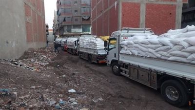  القبض على مالك محل لاحتكاره 50 طن سكر بالدقهلية