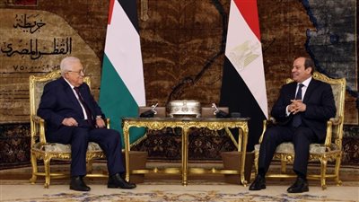 الرئيس الفلسطيني خلال لقاء السيسي: نرفض بشكل قاطع تهجير شعبنا