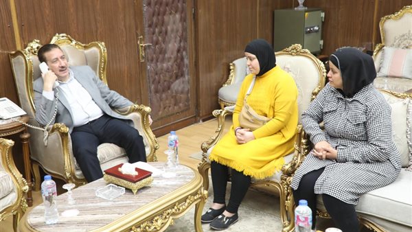 محافظ المنوفية يستقبل