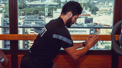 مران في الجيم للاعبي منتخب مصر قبل التدريب الأول بكوت ديفوار | صور 