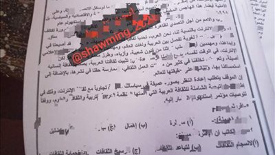 أول تعليق من التعليم بشأن تداول أجزاء مزعومة لامتحان العربي لطلاب أولى ثانوي بالجيزة