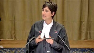 عديلة هاشم.. من هي صاحبة المرافعة التاريخية ضد إسرائيل أمام محكمة العدل الدولية؟