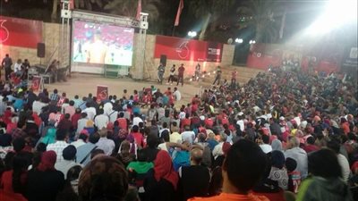 مركز التنمية الشبابية بالجزيرة يعرض مباريات كأس الأمم الإفريقية بالمسرح الروماني