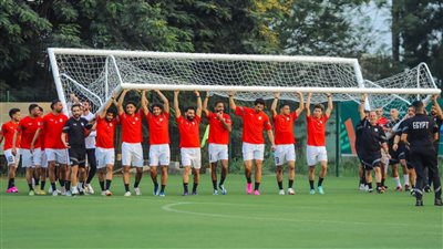 منتخب مصر يواصل تدريباته استعدادا لمواجهة موزمبيق بكأس الأمم الإفريقية