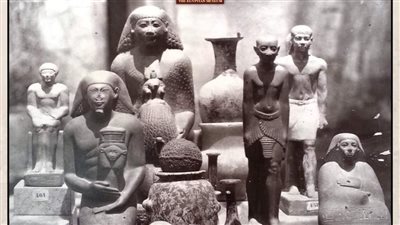 4 صور نادرة للقطع الأثرية داخل المتحف المصري بالتحرير 