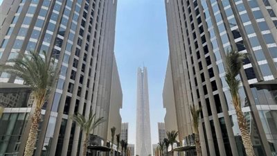 تكلفتها 3.8 مليار دولار.. منطقة الأعمال المركزية بالعاصمة الإدارية علامة بارزة بأعلى برج في إفريقيا| صور