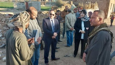 لجنة مكبرة من النيابة الإدارية والإسكان لكشف ملابسات انهيار عقار في أسيوط