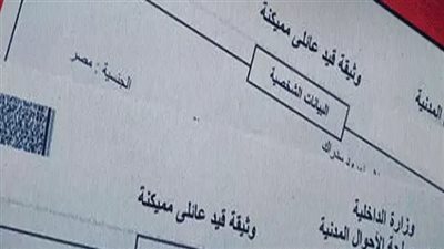 في دقائق من الموبايل.. طريقة استخراج قيد عائلى اون لاين 2024 