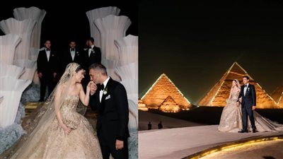 بعد جدل زينة الأهرامات بحفل زفاف.. من هما شريف عبد الحليم ولميس عزازي؟