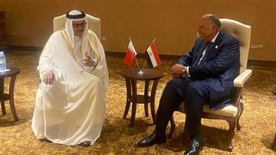 وزير الخارجية يعقد اجتماعا مع نظيره البحريني للتباحث حول مستجدات الأوضاع الإقليمية