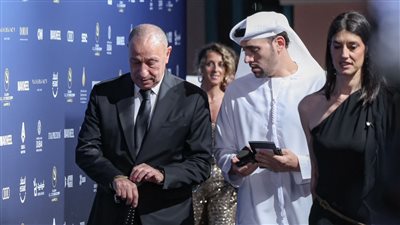 الخطيب يصل إلى مقر احتفالية مؤسسة جلوب سوكر بالإمارات