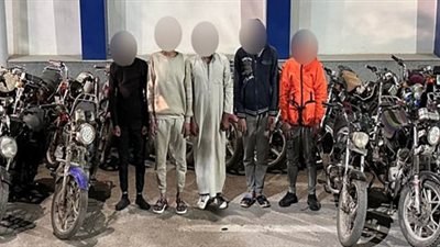 دراجات نارية ومشغولات ذهبية.. ضبط المتهمين بارتكاب جرائم سرقات في 3 محافظات