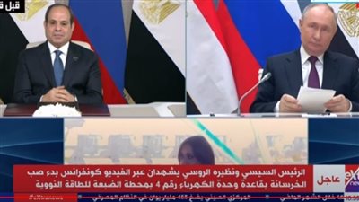 السيسي: صب الوحدة الرابعة بمحطة الضبعة يسمح لمصر ببدء المرحلة الثانية في بناء المفاعلات النووية