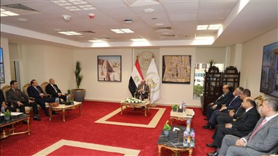 وزير العدل يلتقي مجلس إدارة نادي قضاة بورسعيد والوفد المرافق له