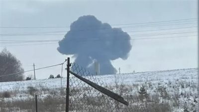 سقوط طائرة روسية عسكرية تقل 65 أسيرا أوكرانيا 