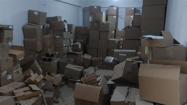 غلق وتشميع مخزن أجهزة