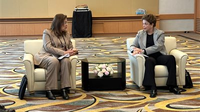 وزيرة التخطيط تبحث مع رئيسة بنك التنمية التابع لـ بريكس التعاون المستقبلي