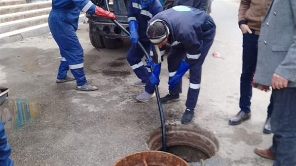 رفع تراكمات مياه