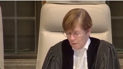 رئيسة العدل الدولية: جميع قرارات المحكمة ملزمة لإسرائيل وفقا للقوانين الأممية