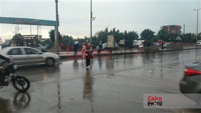 الأمطار تضرب المنوفية والمواطنون يمتنعون عن الخروج من منازلهم | صور 
