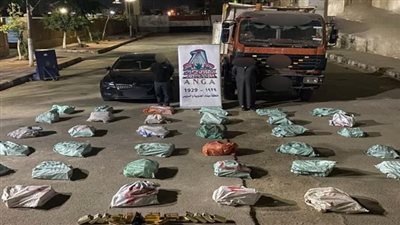 بقيمة 70 مليون جنيه.. إحباط محاولة تهريب مواد مخدرة بالسويس والقبض على المتهمين