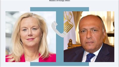 وزير الخارجية يبحث مع كبيرة منسقي الأمم المتحدة جهود تعجيل عملية إدخال المساعدات لـ غزة 