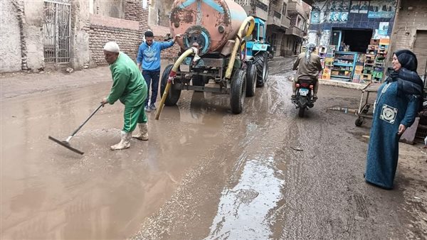 غرق شوارع المنوفية