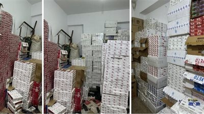 لحجبها ورفع أسعارها.. ضبط 55 ألف عبوة سجائر مهربة بالإسكندرية | صور 