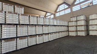 التحفظ على 14 طن أرز وسجائر مجهولة المصدر في حملة تموينية بالعبور