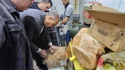 مصادرة 26 طن أرز و67 كيلو لحوم فاسدة بمراكز المنيا