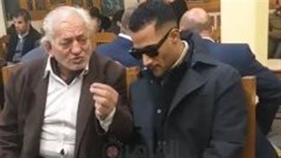 محمد رمضان يقدم واجب العزاء في حماة عمرو الجنايني| صور