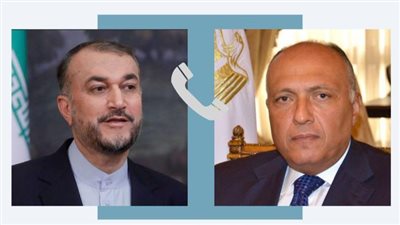 وزير الخارجية يوضح لنظيره الإيراني قلق مصر من اتساع الصراع والتوترات المتزايدة في البحر الأحمر