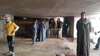 تنفيذ 14 قرار إزالة على أملاك الدولة أسفل الطريق الدائري بالبساتين 