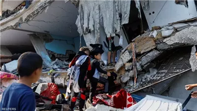 الهلال الأحمر: إنشاء مركز للإمداد الغذائي اليومي لدعم النازحين بغزة