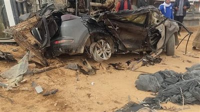 مصرع محاميين في حادث على صحراوي الإسكندرية بعد خروجهما من محكمة وادي النطرون
