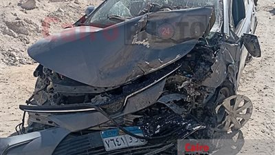 ننشر الصور الأولى من حادث مصرع النائبة أمنية رجب بالمنيا