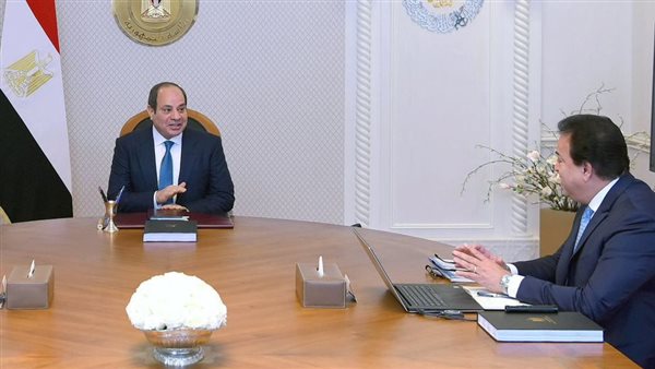 الرئيس السيسي ووزير