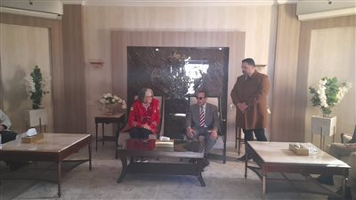 محافظ شمال سيناء يستقبل رئيسة الاتحاد الدولي لجمعيات الصليب الأحمر