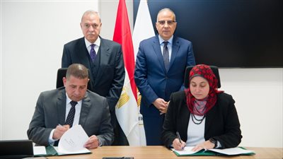 بروتوكول تعاون بين الري ومحافظة القليوبية بشأن تصميمات المحلات 