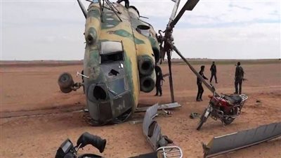 سقوط طائرة عسكرية جزائرية ومصرع طاقهما 