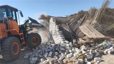 إزالة 126 حالة تعدٍ على الأراضي الزراعية وأملاك الدولة بالمنيا